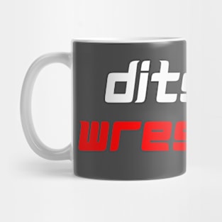 Dits on Wrestling (Text Logo) Mug